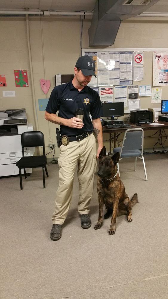 K-9 Team with coffee