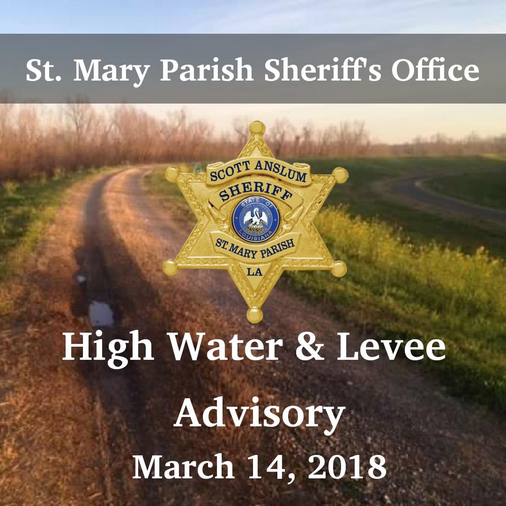 High Water and Levee Advisory